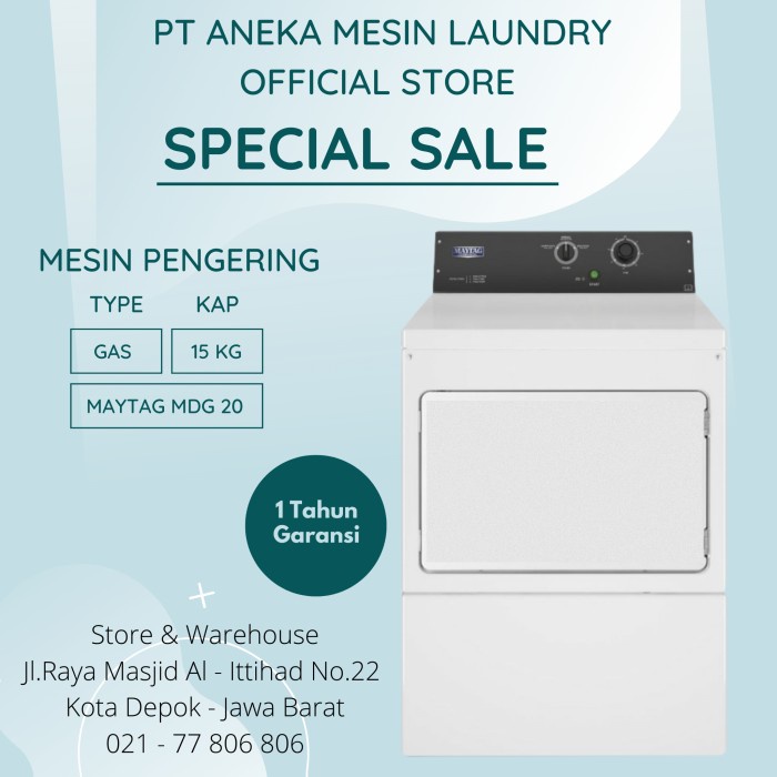 Mesin Pengering Laundry Merk Maytag