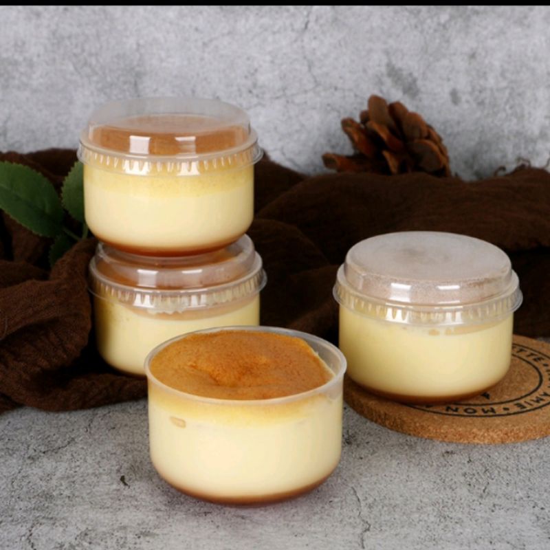 10pcs Mini cup pudding/dessert cup Korea/cup mika bisa masuk oven/dessert cup bisa tahan panas dan d