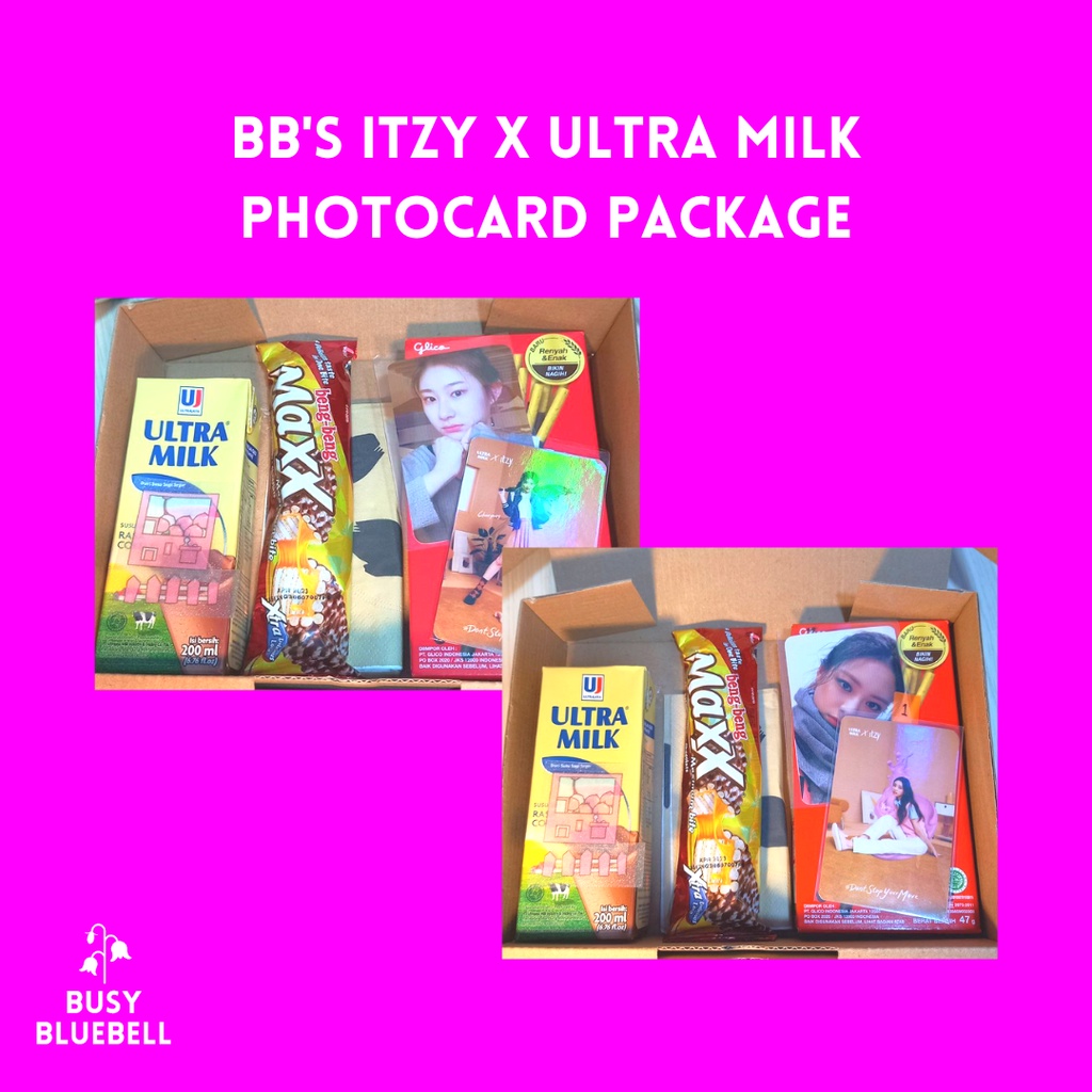

BB | Snack Box | ITZY X Ultra Milk Photocards