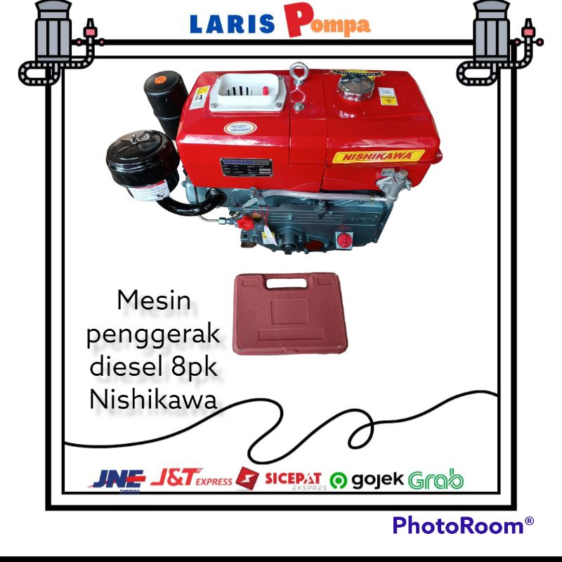 mesin diesel 8pk R-180 Nishikawa