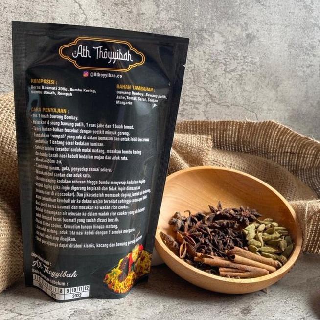 

Stok baru--Nasi Kebuli Instan / Beras Basmati 300g / Paket Nasi Kebuli