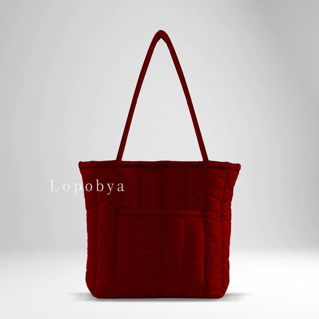 Eucalyptus Fuppy Tote - Lopobya / Tas Selempang &amp; Bahu / Tas Wanita