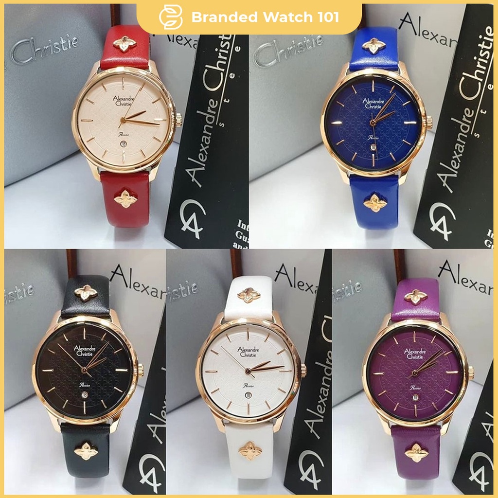 ORIGINAL Jam Tangan Wanita Alexandre Christie AC 2777 / AC2777 Garansi 1 Tahun