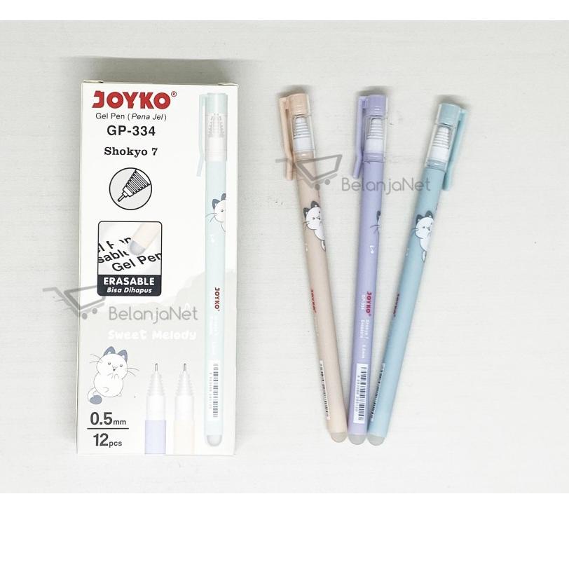 

Miliki국 Pen Gel Bisa Dihapus Gel Pen Joyko Shokyo 7 Erasable GP-334 0.5mm 1 LUSIN ~