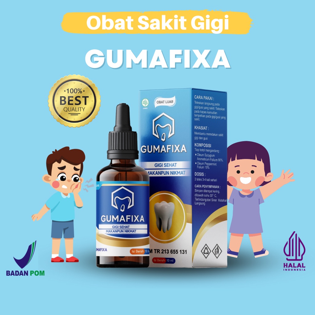 Obat Sakit Gigi Anak Berlubang Paling Ampuh GUMAFIXA Bukan Obat Murahan