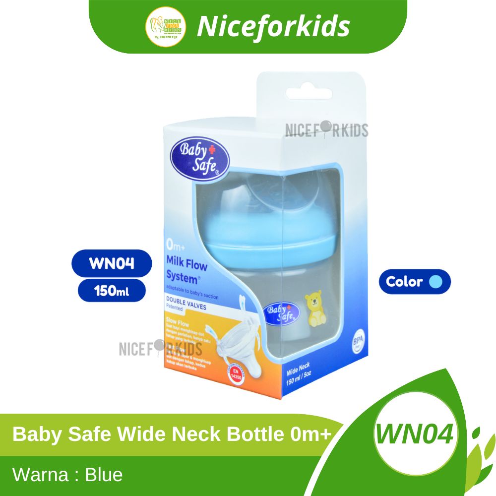 Baby Safe Bottle Wide Neck Motif 125 (WN04) /Wide Neck 250ml (WN05) / Botol Susu Anak