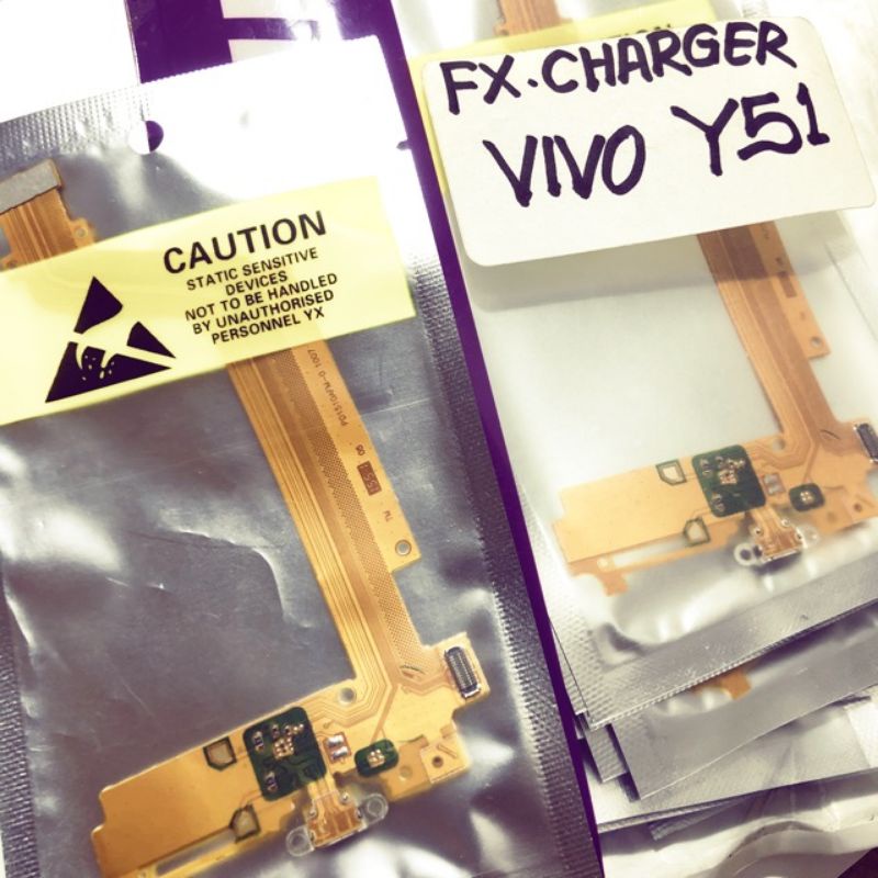 Fleksibel Flexibel Konektor Conector Charger Vivo Y51 - Y51L Original Flex