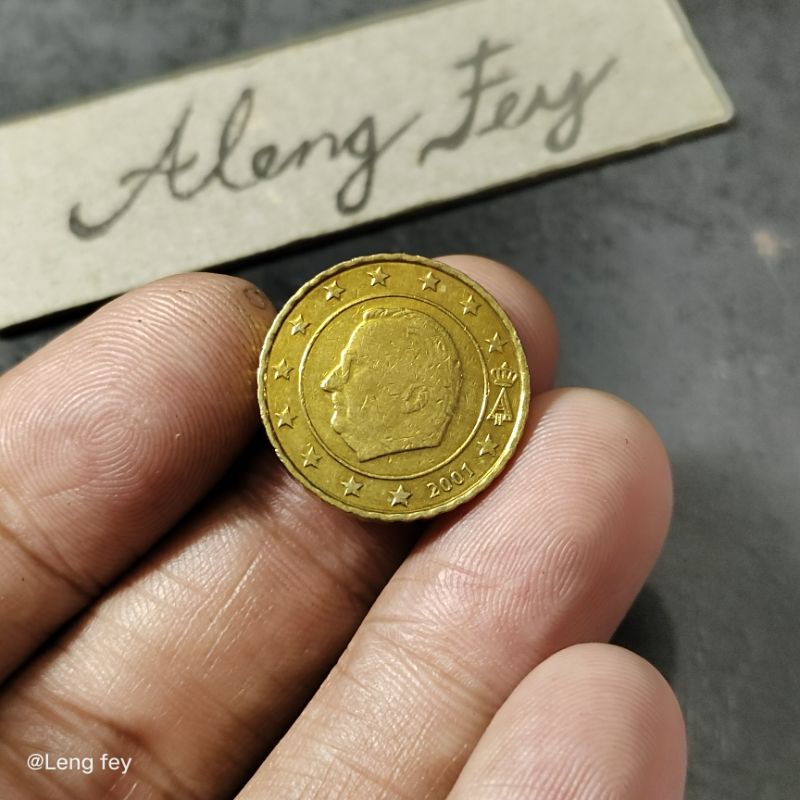 koin asing Euro Belgia 10 Cent KaAF1