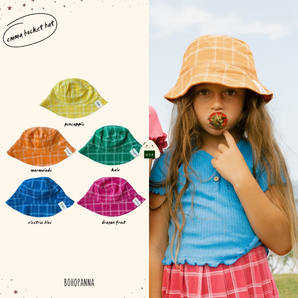 Bohopanna - Emma Bucket Hat - Topi Anak Unisex