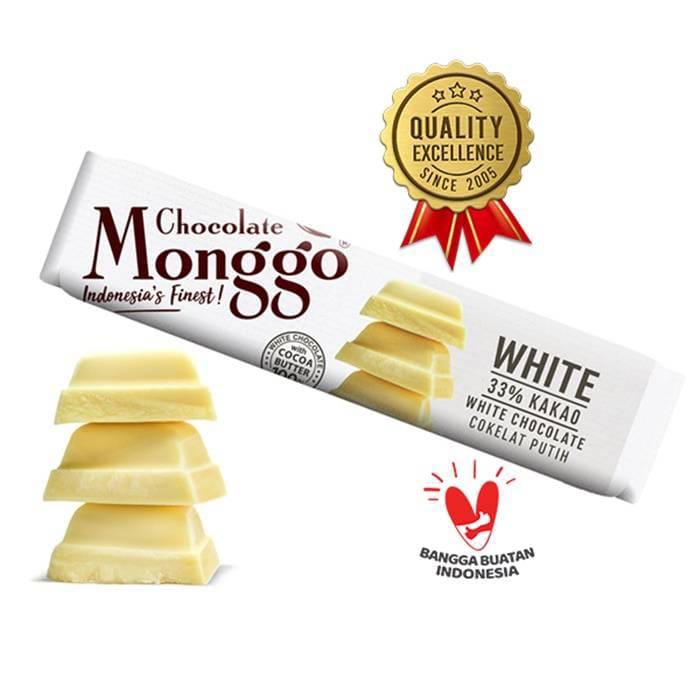 

Chocolate Monggo Cemilan White 33% Bar 40 gr