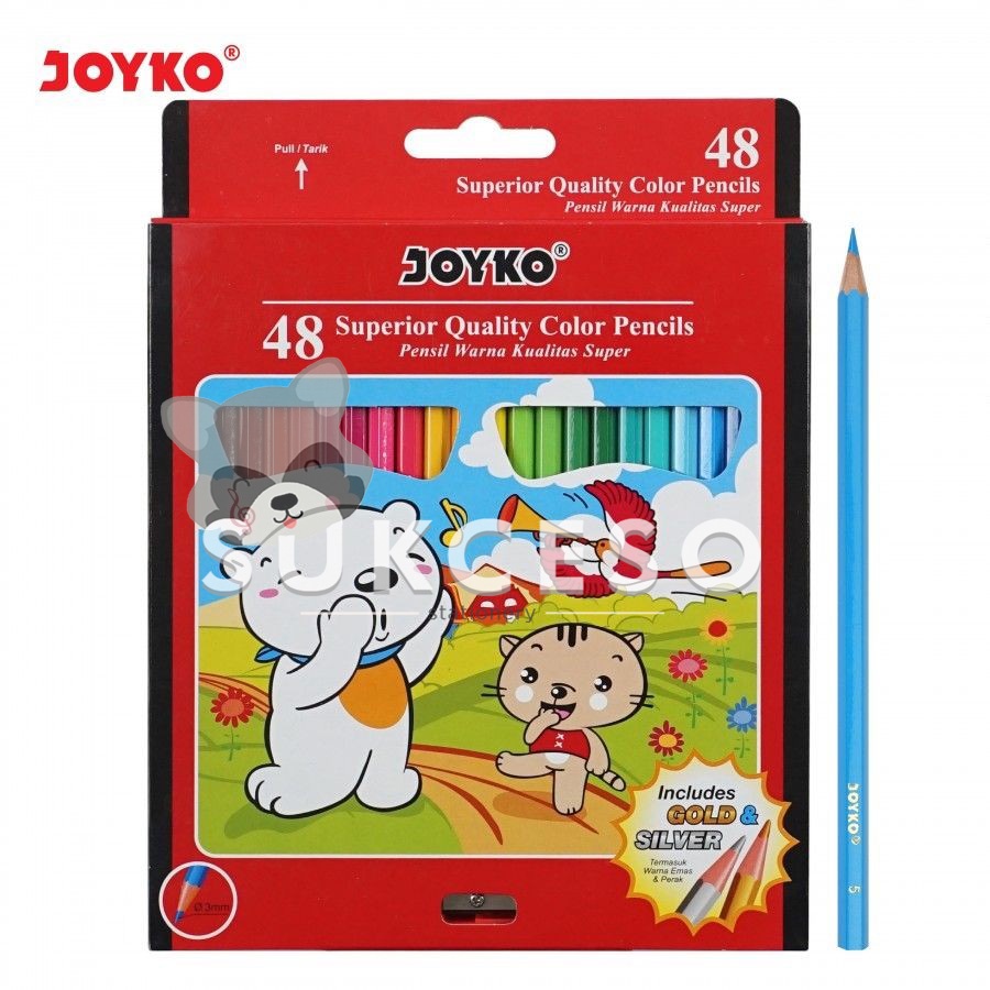 

Joyko Pensil Warna CP 48PB / Pensil 48 Warna Murah Berkualitas