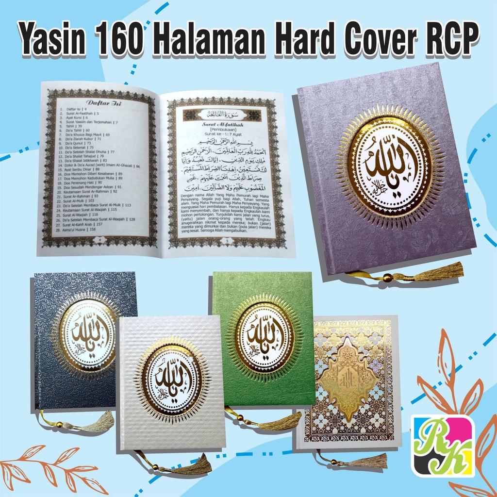 Jual Cetak Yasin Dan Tahlil Hard Cover Bahan Rcp Isi 160 Halaman ...