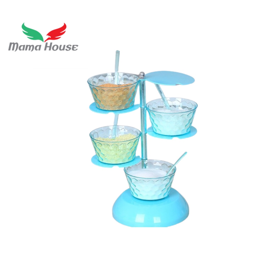 [MH] Tempat Bumbu Dapur 5 Tingkat Crystal