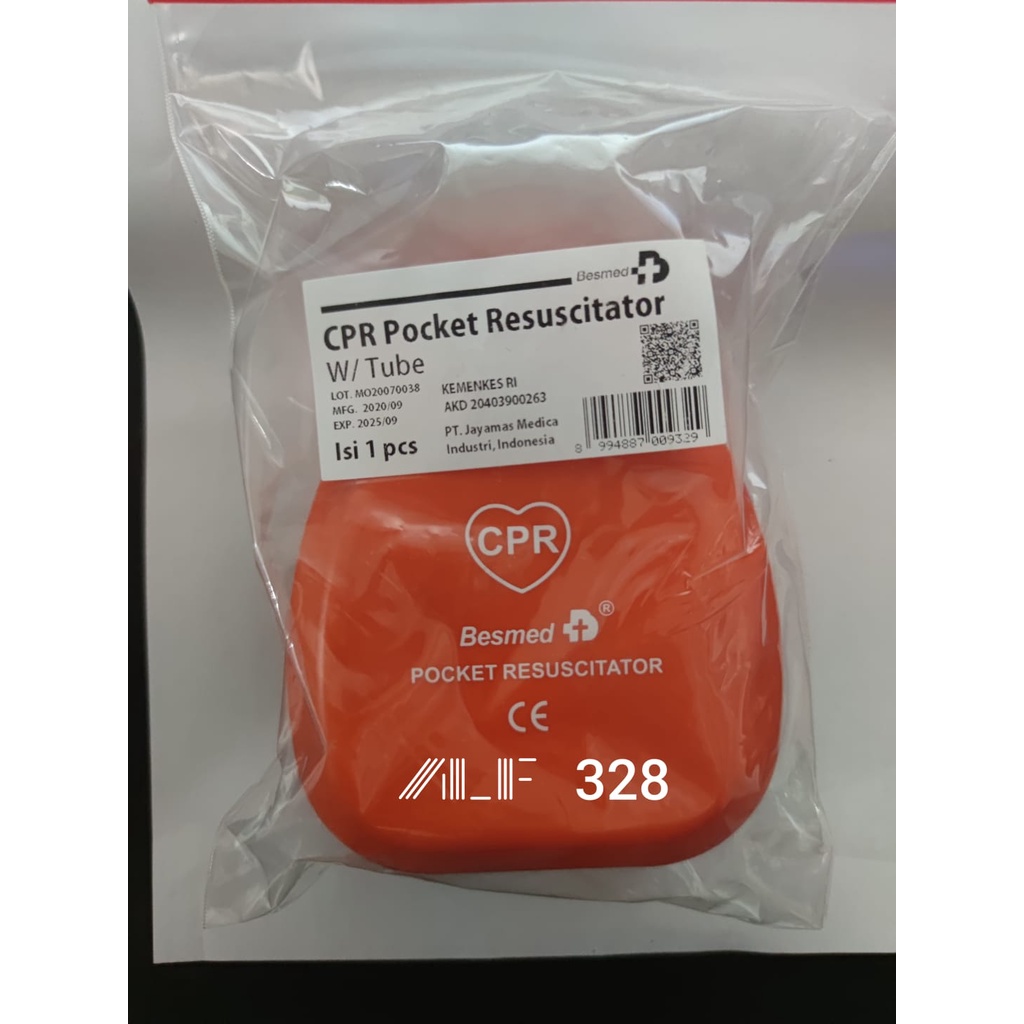 Masker CPR Pocket + Tube Resusitator Besmed