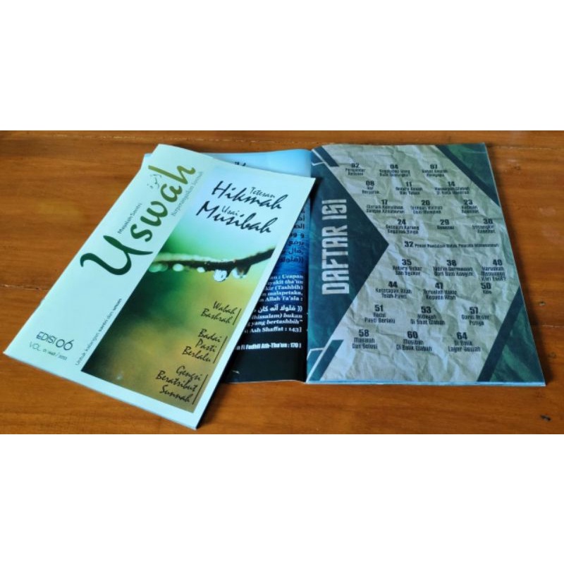 MAJALAH USWAH EDISI 06"TETESAN HIKMAH USAI MUSIBAH"