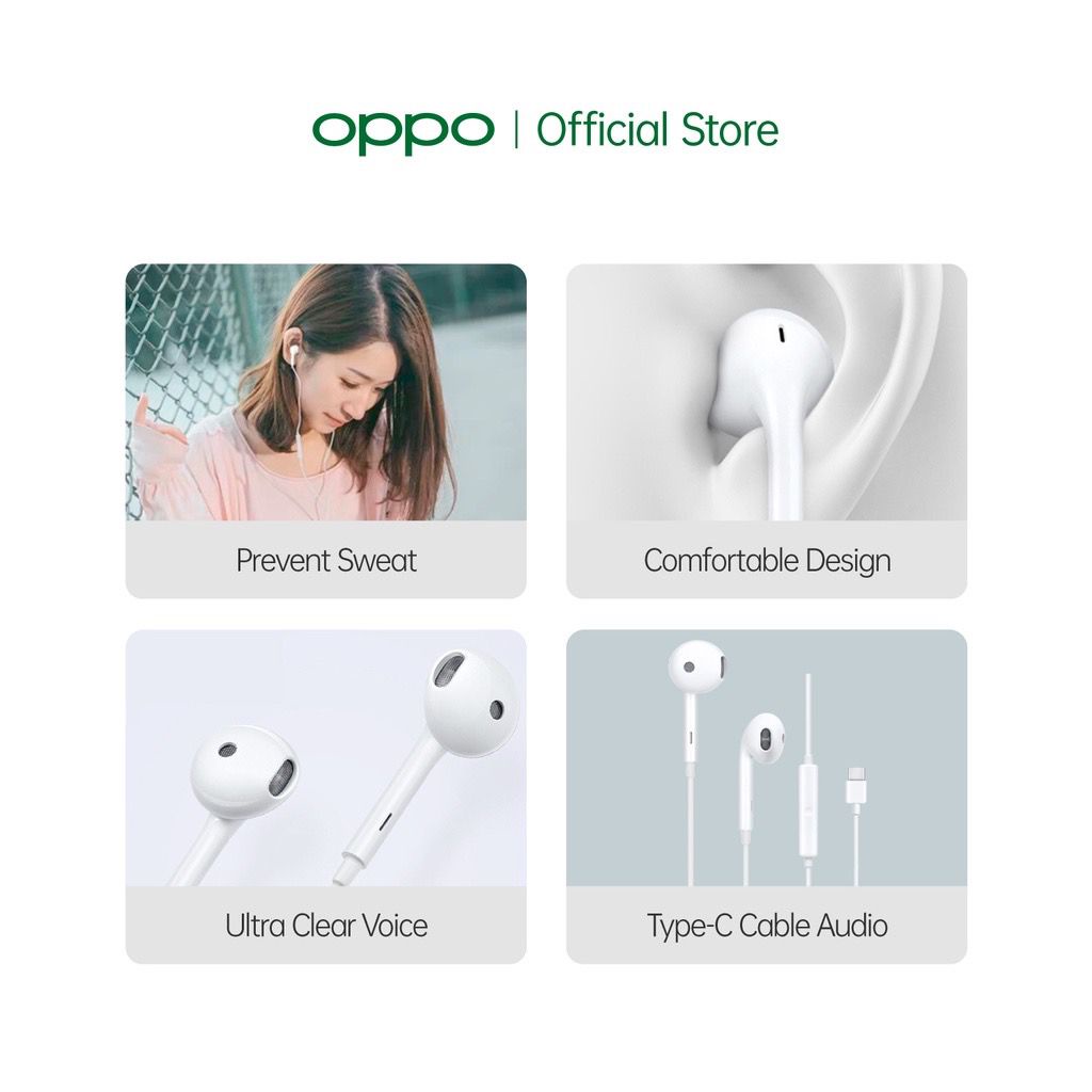 PROMO Headset OPPO R17 FIND X PRO Type C Earphone Handsfree Stereo