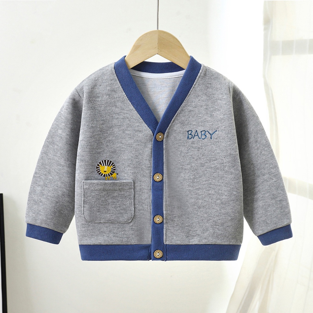 Cardigan Sweater Jacket Anak Import / Jaket Kardigan Impor Anak Perempuan Laki-Laki Unisex