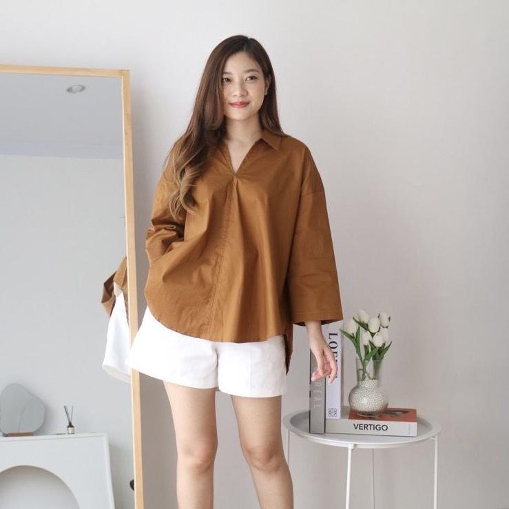 Booming OTTD KEMEJA WANITA OVERSIZE 2022