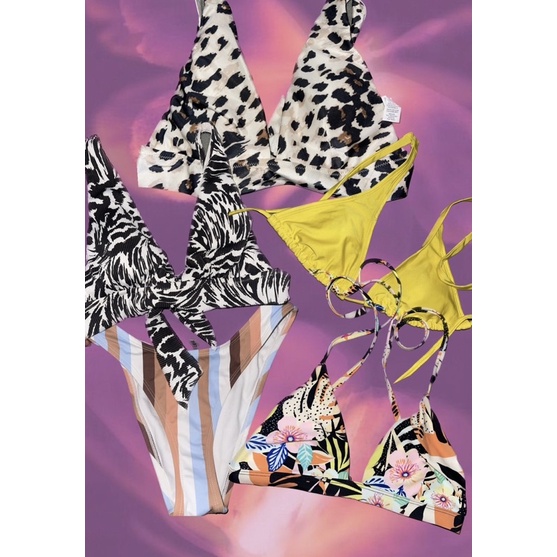 Branded Preloved Bikini Top and Bottom | aerie F21 HnM