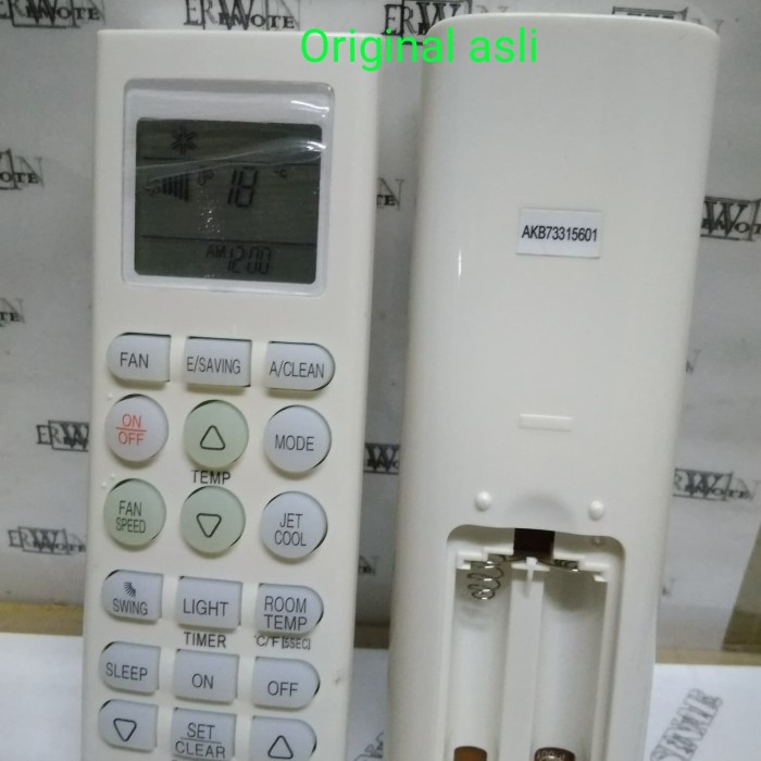 REMOT REMOTE AC LG HERCULES AKB73315601