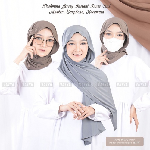 Pashmina Instant Inner Jersey 3in1