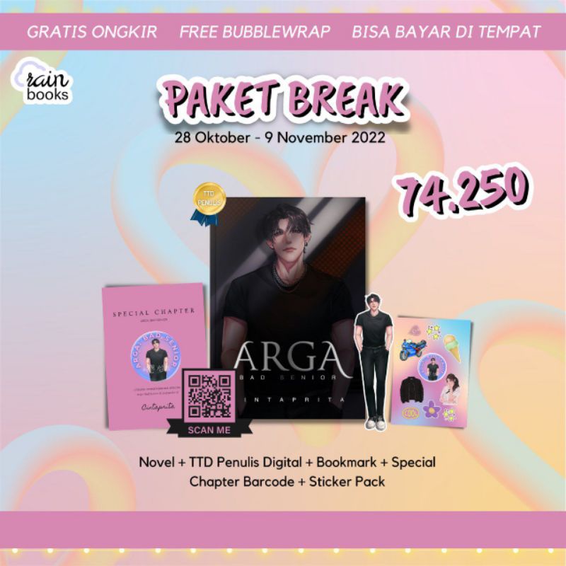 Novel Arga Bad Senior (New Cover) - CintaPrita