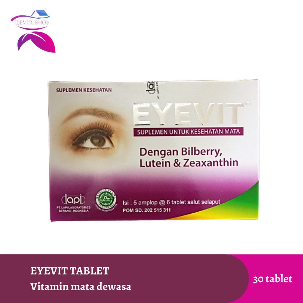 Eyevit Tablet Vitamin Mata / Memelihara Kesehatan Mata Dewasa