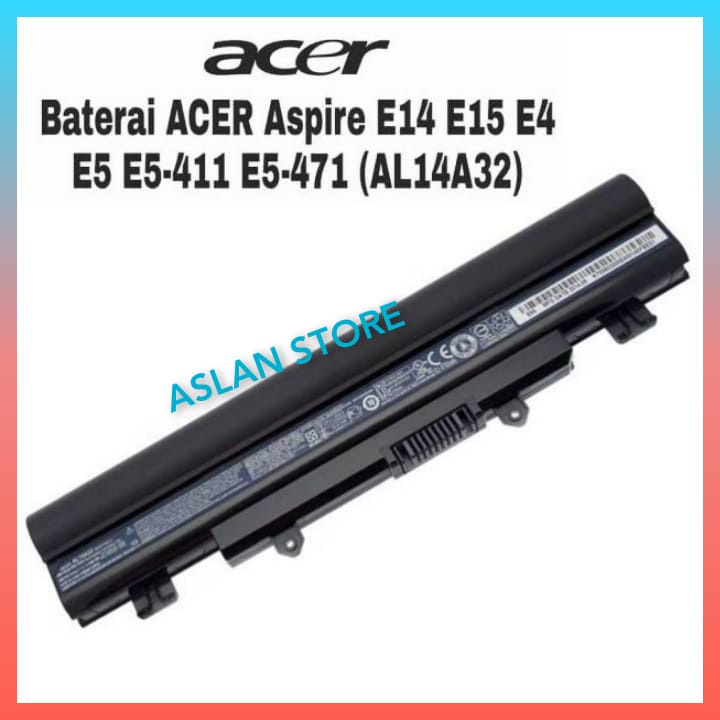 Baterai Laptop ACER E5-411 E5-421 471 V3-472 V3 V5-572