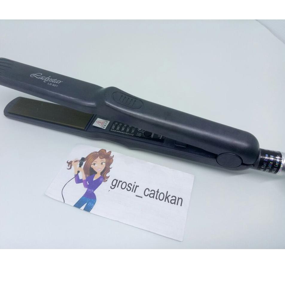 Terupdate KL6YN Catokan LS - 821 anion hair iron , catokan lamoode , ladystar ls768, bisa lurus dan 