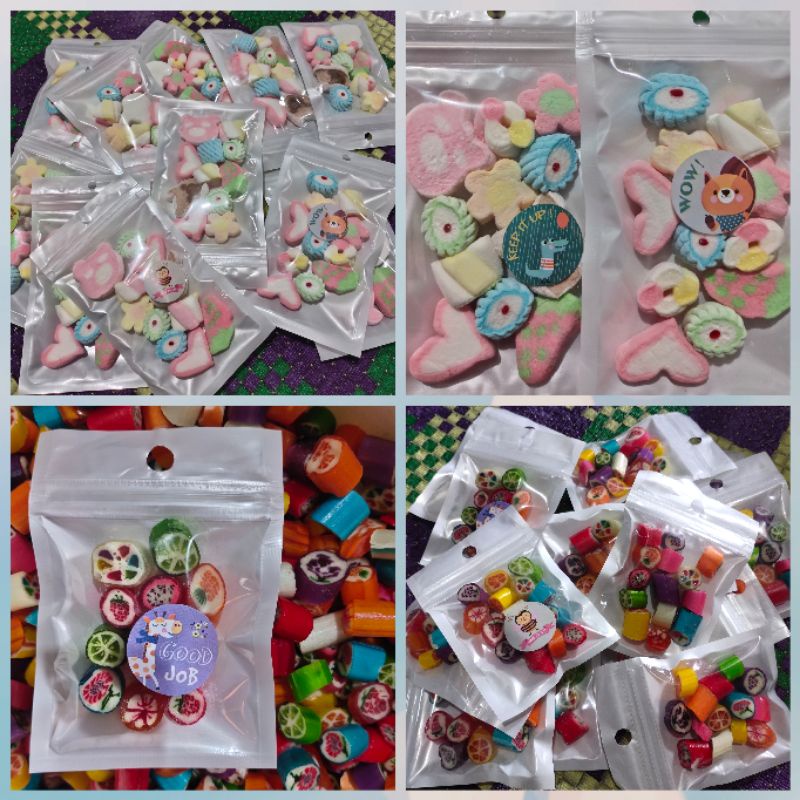 

permen karakter marshmellow repack sticky candy jajanan anak usaha warung permen viral snack ulang tahun untuk di jual lagi
