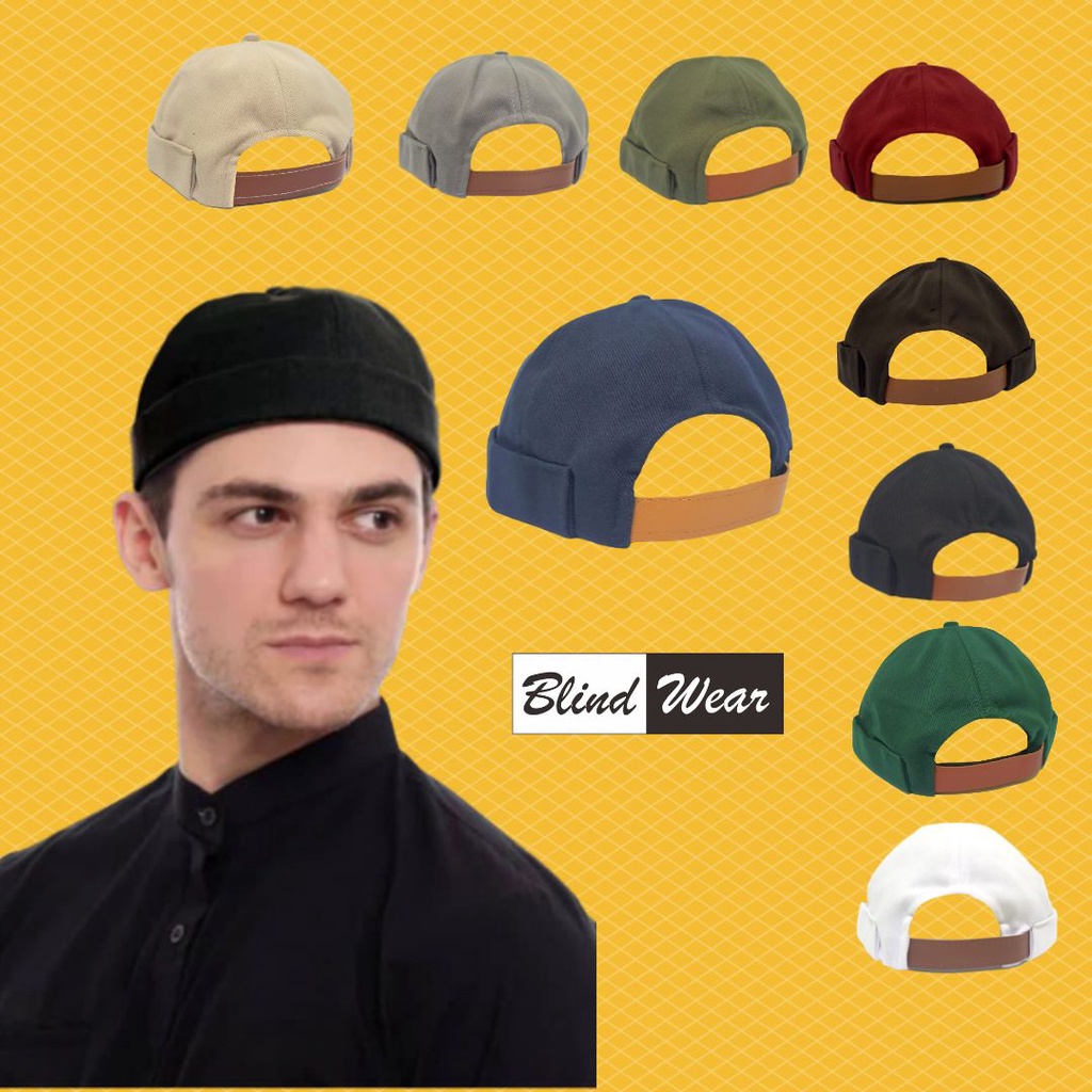 Miki Hat Peci UAS Modern Polos Premium Pria Laki Cowok Muslim