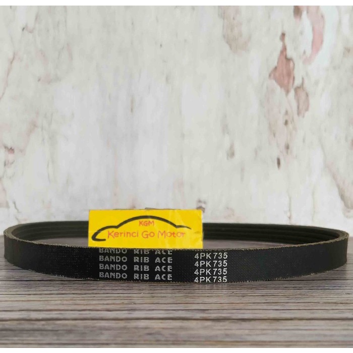 BANDO VAN BELT 4PK 735 RIB BELT TALI KIPAS 4PK-735 FAN BELT ALUR