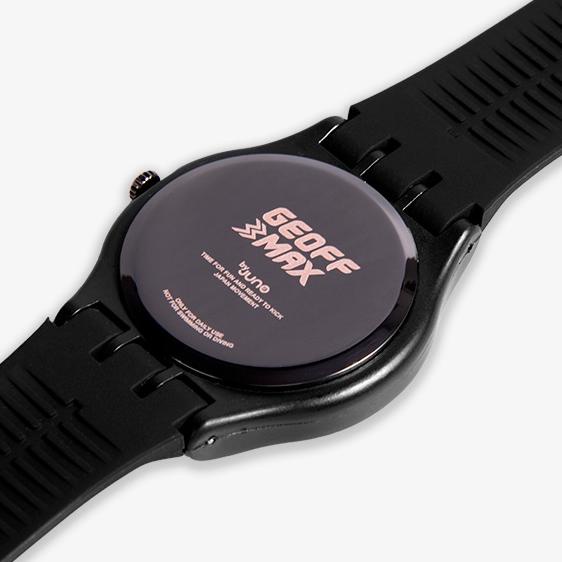 kode0g0Fu--Juno x Geoff Max Official - Mile Black | Jam Tangan | Watch Unisex