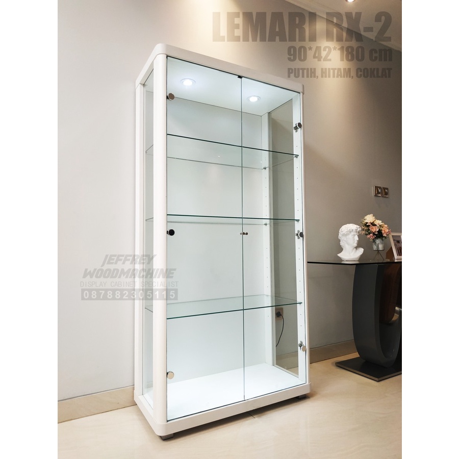 LEMARI RAK PAJANG KACA KOLEKSI MAINAN ACTION FIGURE LEGO TAS SNEAKER SEPATU GUNDAM PAJANGAN KRISTAL 