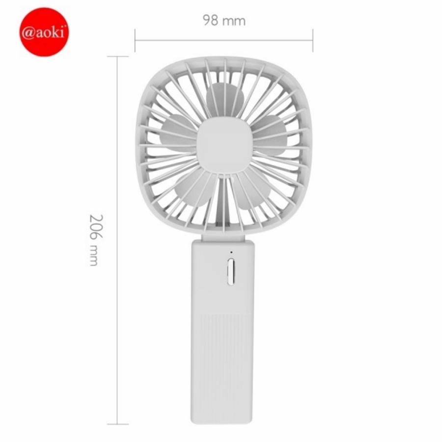 TERBARU!! Aoki Mini Fan Portable USB Charge / Kipas Angin Genggam AF-806Y