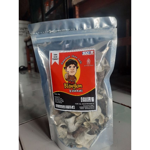 

Rambak Kulit Ikan Lele 25gr