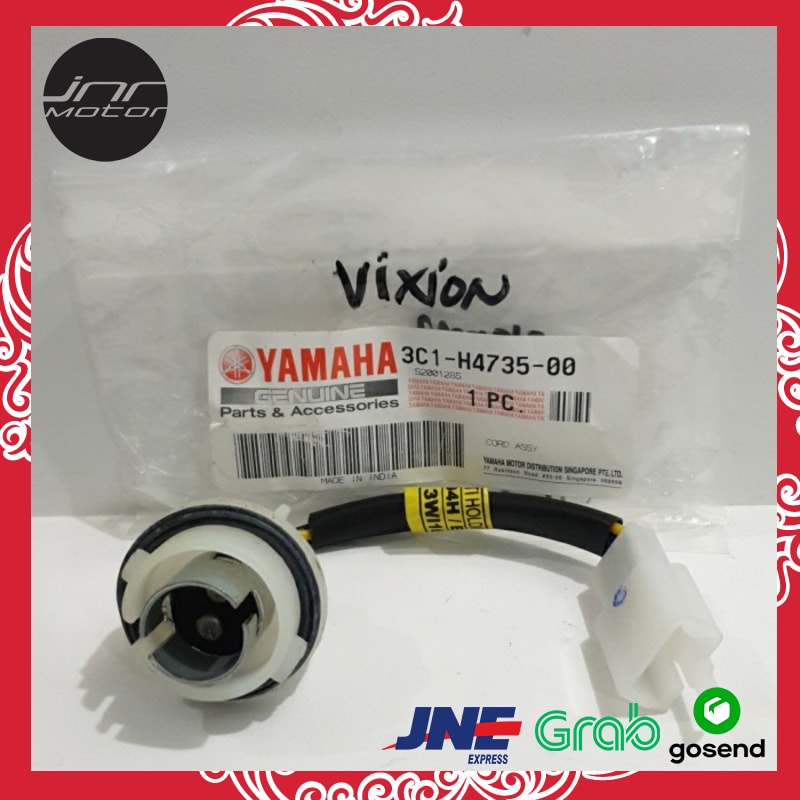 FITTING SOKET LAMPU BELAKANG VIXION OLD ORI ASLI YAMAHA 3C1-H4735-00