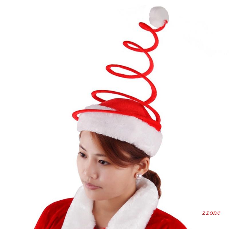 Topi Santa Model Panjang Gaya Retro Untuk Properti Foto