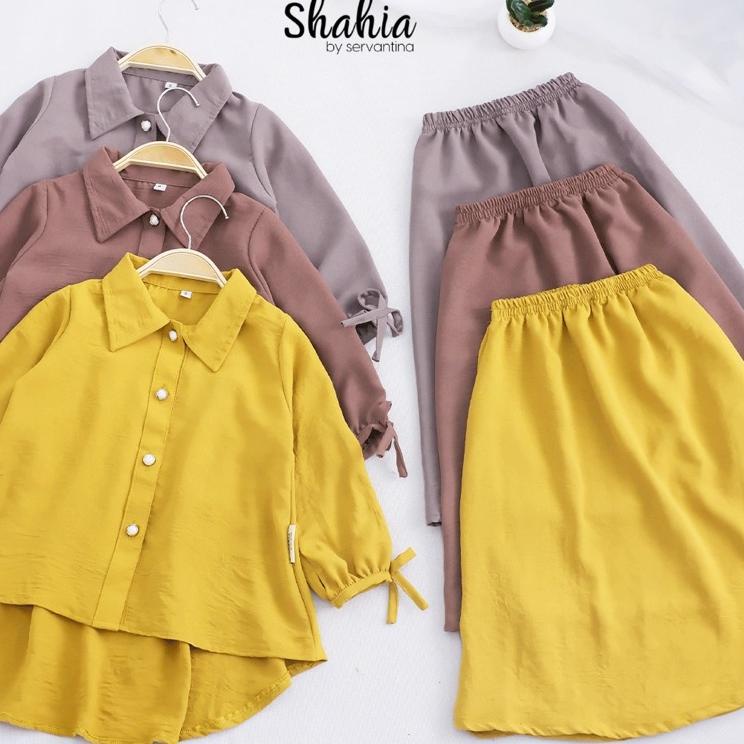 Ready SHAHIA - Kalisa Oneset Setelan Rok