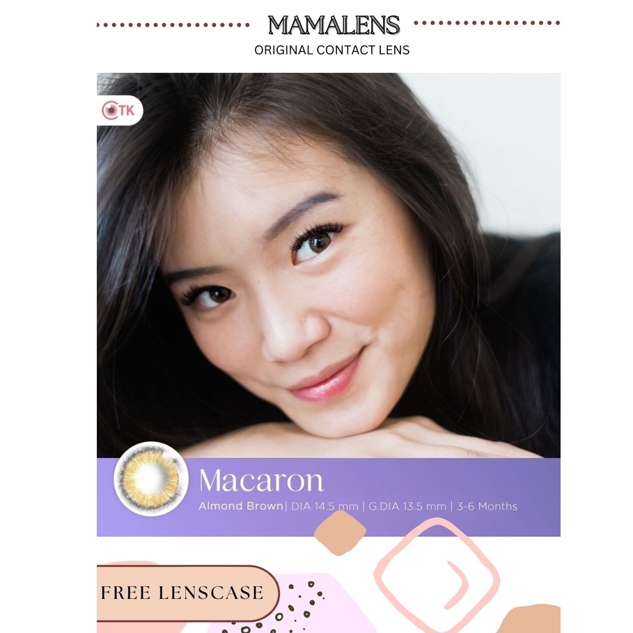 SOFTLENS MACARON BY CTK MINUS 3.25 sd 6.00 + FREE LENSCASE - MAMALENS