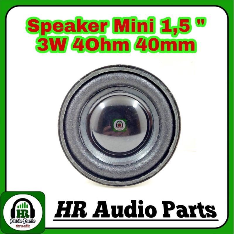 Speaker Mini 1,5&quot; inch 3W 4R New Black Speakers 3Watt 4ohm for Amplifier 3w or 5w