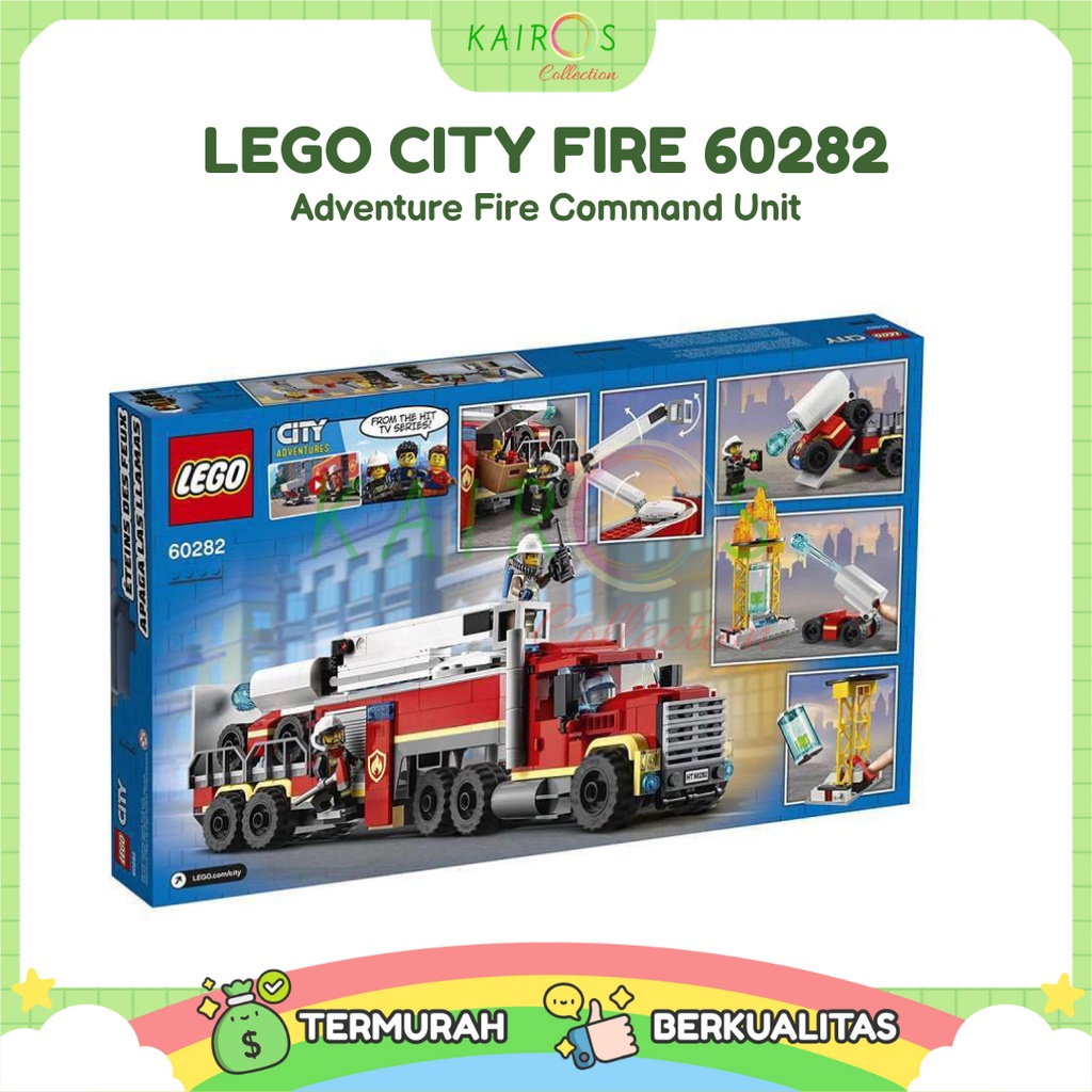 Lego City Adventure Fire Command 60282 Speed Build