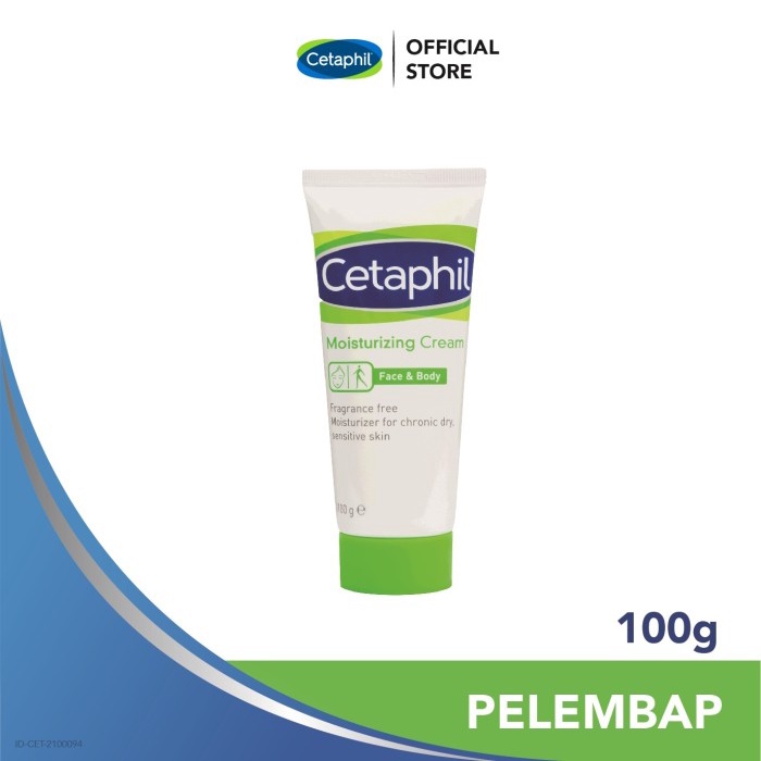 Cetaphil Moisturizing Cream 100g Krim Pelembab Wajah & Kulit untuk Segala Jenis Kulit