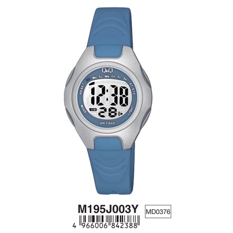 SALE Jam Tangan Wanita Sporty Casual Rubber Digital Original Q&amp;Q QNQ QQ M195 M195J Series