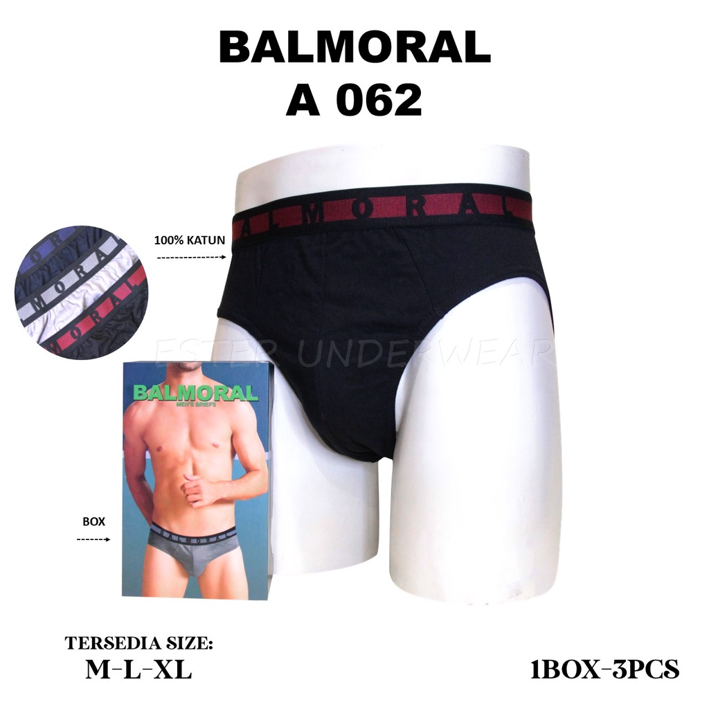 Celana Dalam Pria Balmoral A 062 ISI 3 Pcs