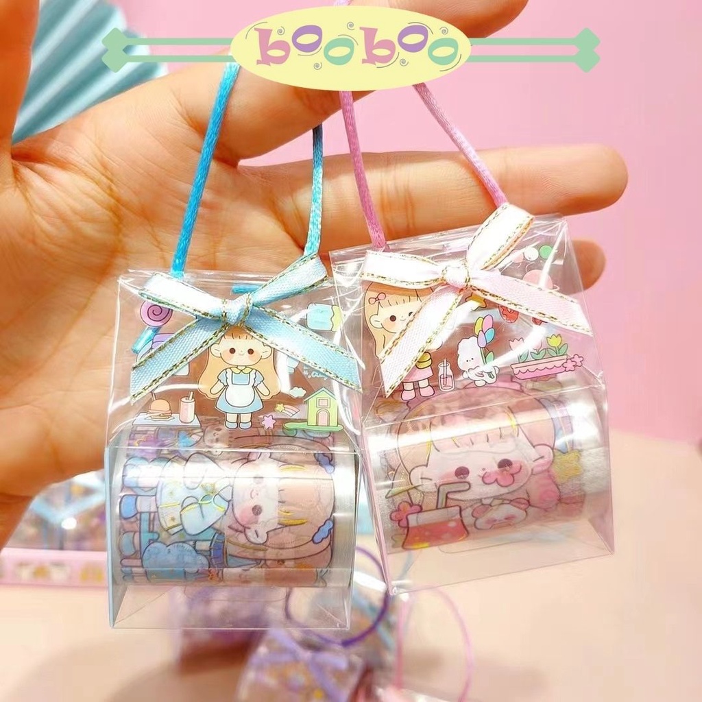 

PET cartoon girl selotip washi/japanese masking tape Decorative Journal DIY Journal Scrapbook / kartun lucu /kawaii | Toko booboo