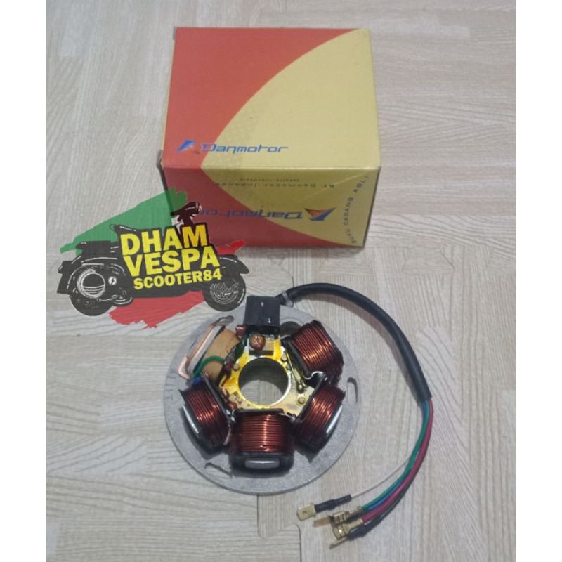 Spul CDI Komplit Danmotor Vespa Excel Pxe Strada Px Spool Komplit