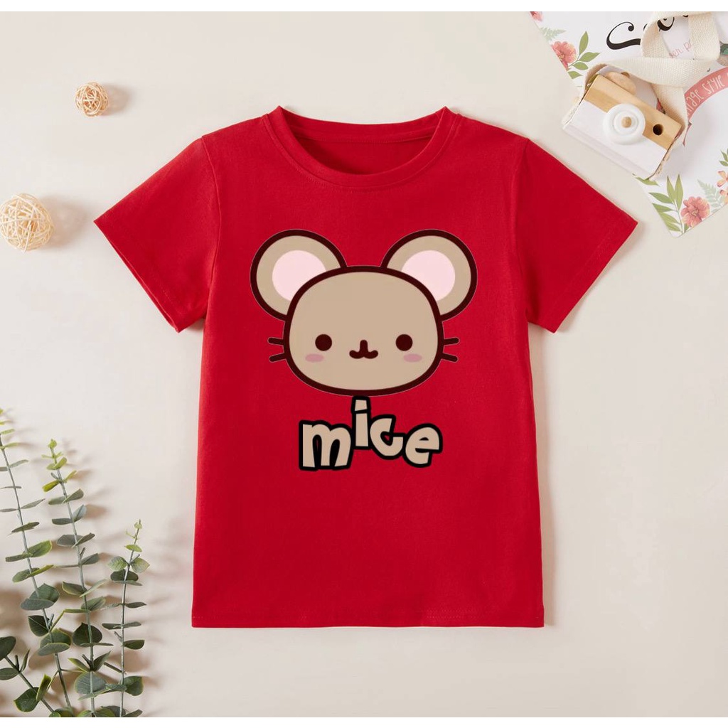 BABYGO Kaos anak Motif Animal / Kaos anak motif Hewan 0-3 tahun