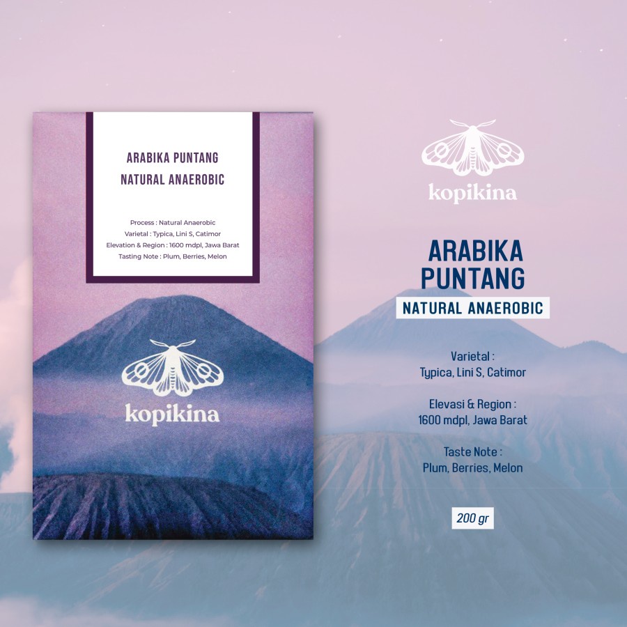 

Kopi Arabika Puntang Natural Anaerobic 200 gr