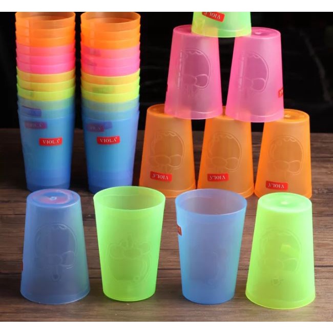 Viola Tempat Minum Gelas Plastik Gelas Manggis Grabah Houseware